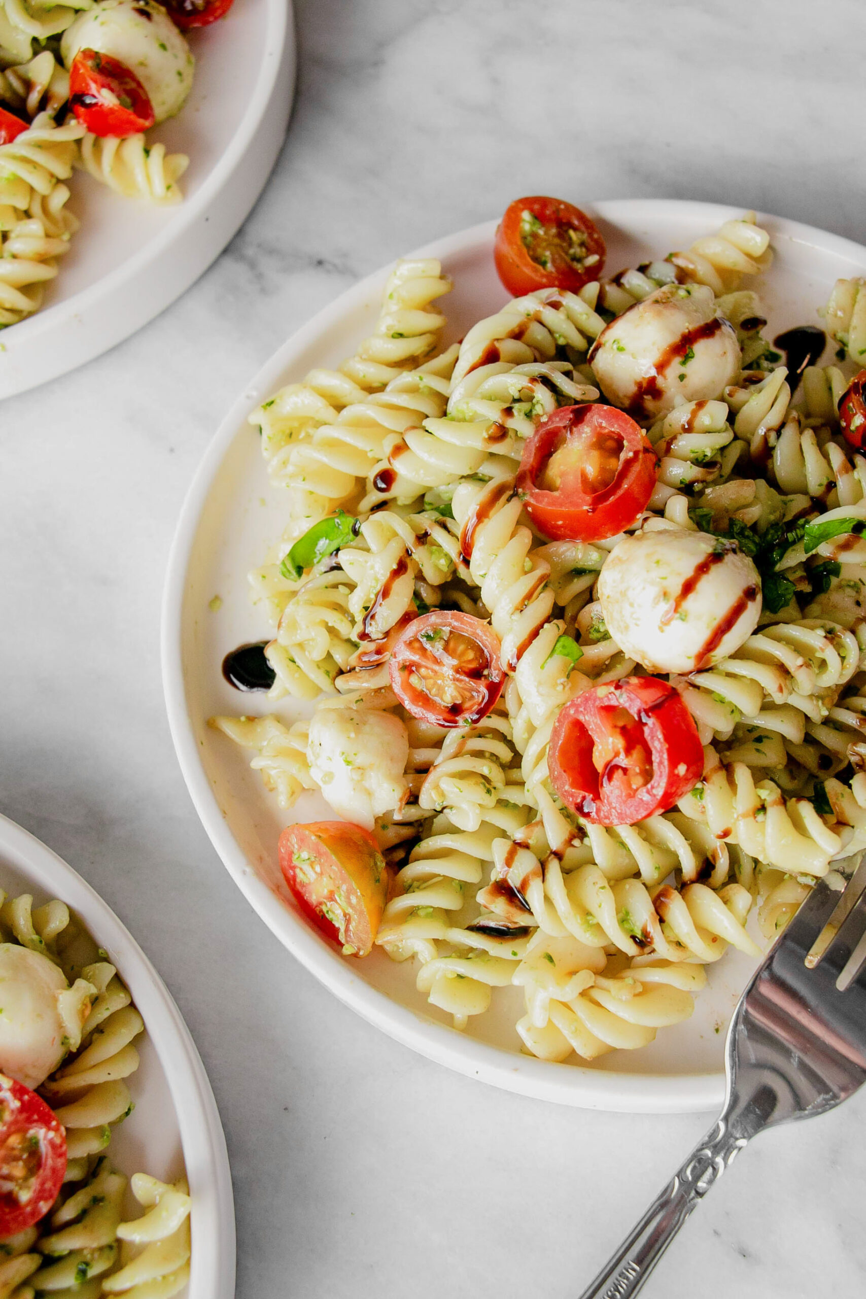 Caprese Pasta Salad Sam's Food Fam