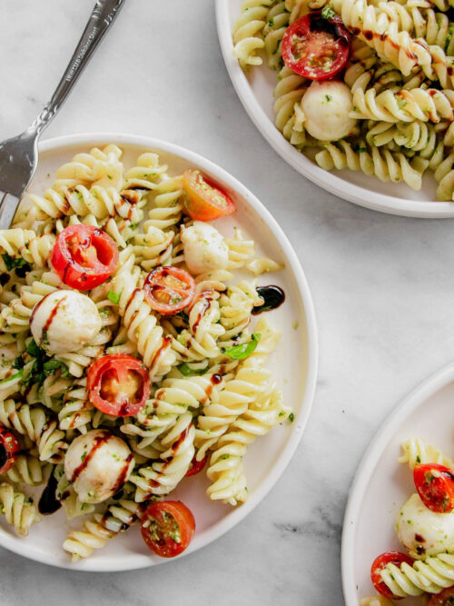 caprese pasta salad