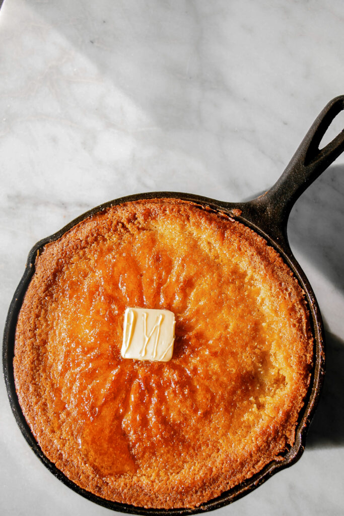 homemade skillet corn bread